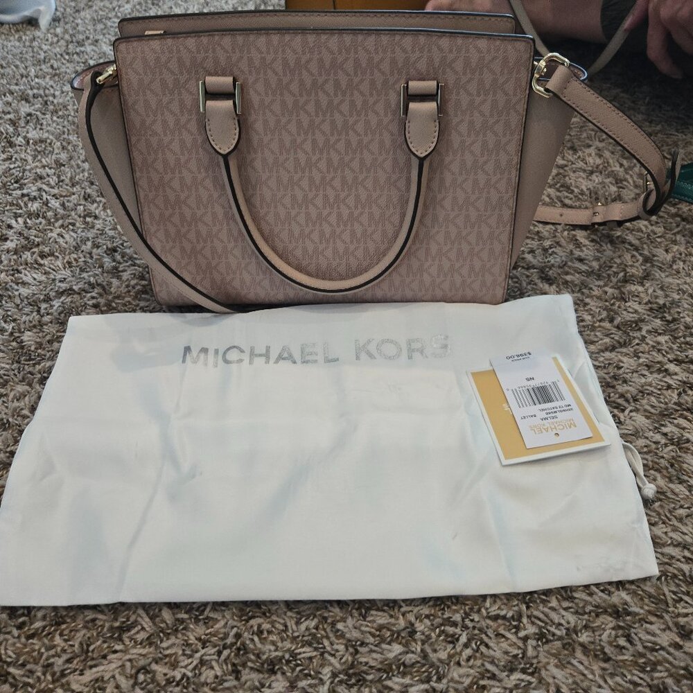 Pink MK Logo Michael Kors Purse - Picture 3 of 4